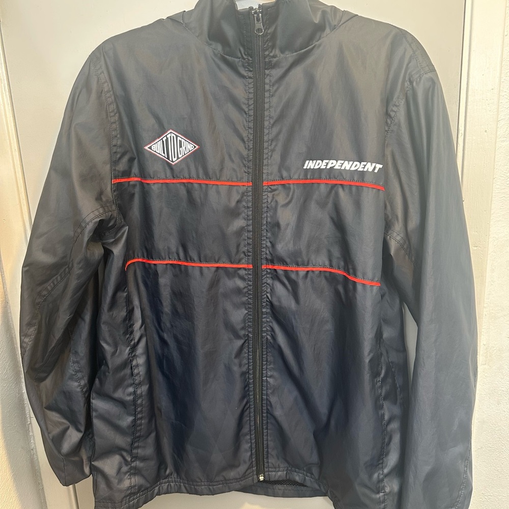 Independent Windbreaker Black and Red size medium men’s